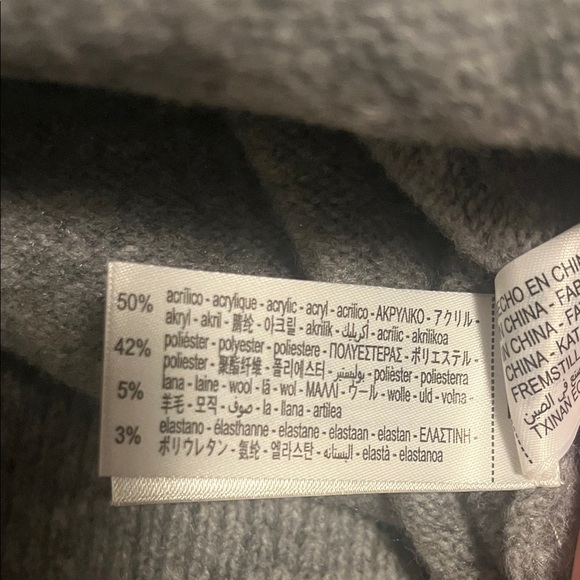 Zara Charcoal Gray Turtleneck Sweater - Picture 4 of 4